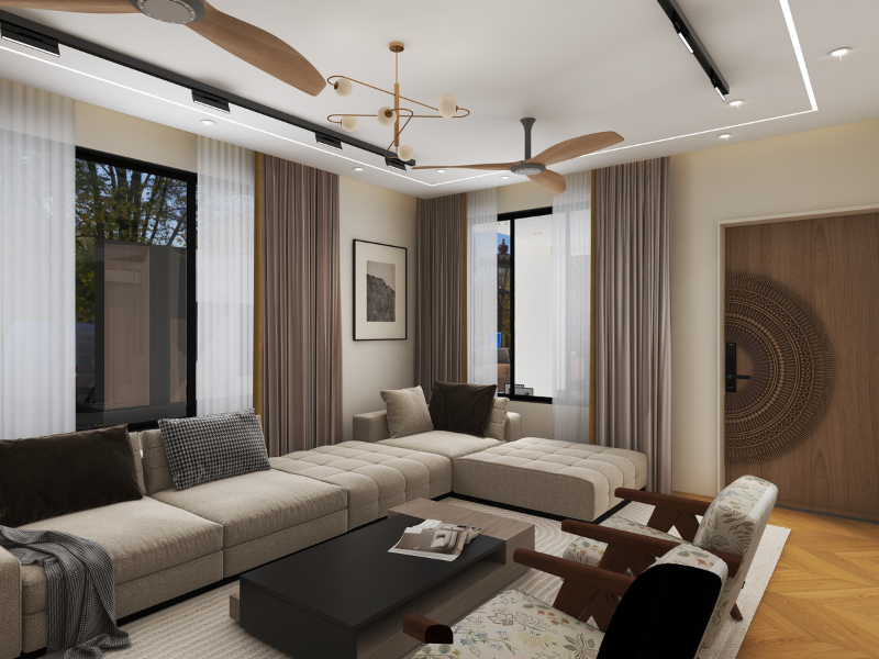  Modern Luxury Duplex villa Ground floor